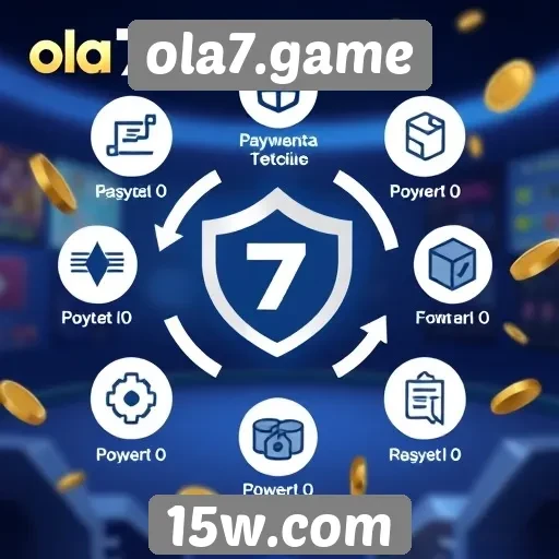 Funcionalidades de pagamento e segurança no Ola7.game